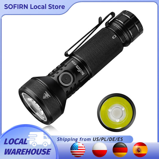Sofirn IF22A Throw Flashlight – 2100lm, 21700, 680m, USB-C