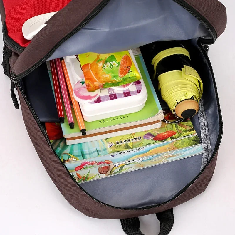 Peppa Pigs Schoolbag Print Backpack for Boys Girls Large Capacity Backpacks for Primary School Students Bag Birthday Gift