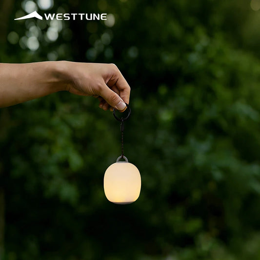 WESTTUNE Mini Egg Squeeze Silicone Camping Lantern