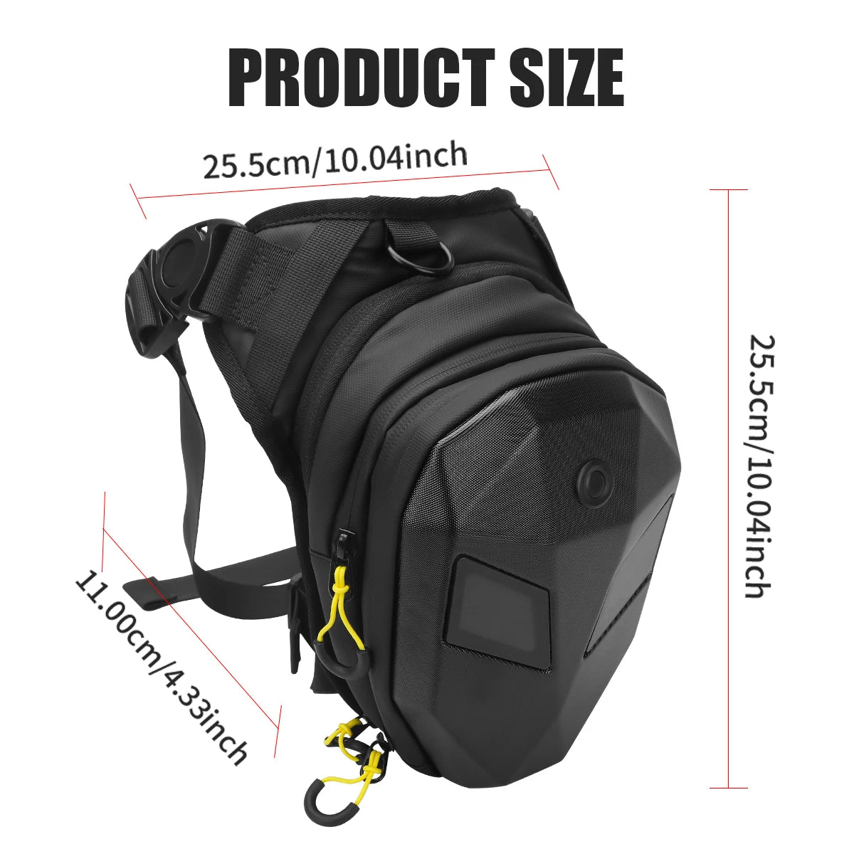Motorcycle Leg Side Bag Travel Bag Waterproof Motorbike Waist Leg Bag Men Women Hip Bum Pack Outdoor Sports Casual Fanny Pack