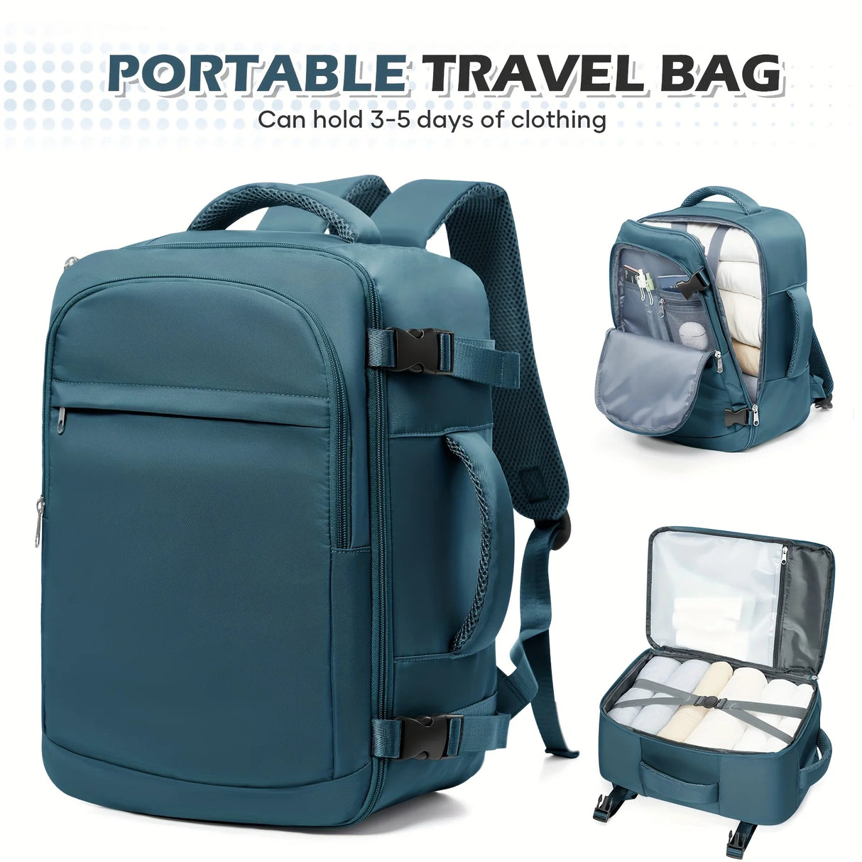 Cabin Bag Underseat Travel Backpack, Women Mens Outdoor Backpack Carry-on Backpack, Cabin Luggage Aviation Wizzair 40x30x20 Bag