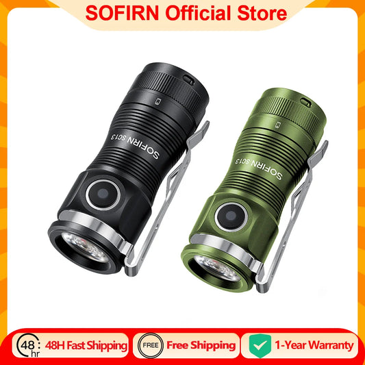 Sofirn SC13 Mini Flashlight – 1300lm SST40, 18350, Magnetic