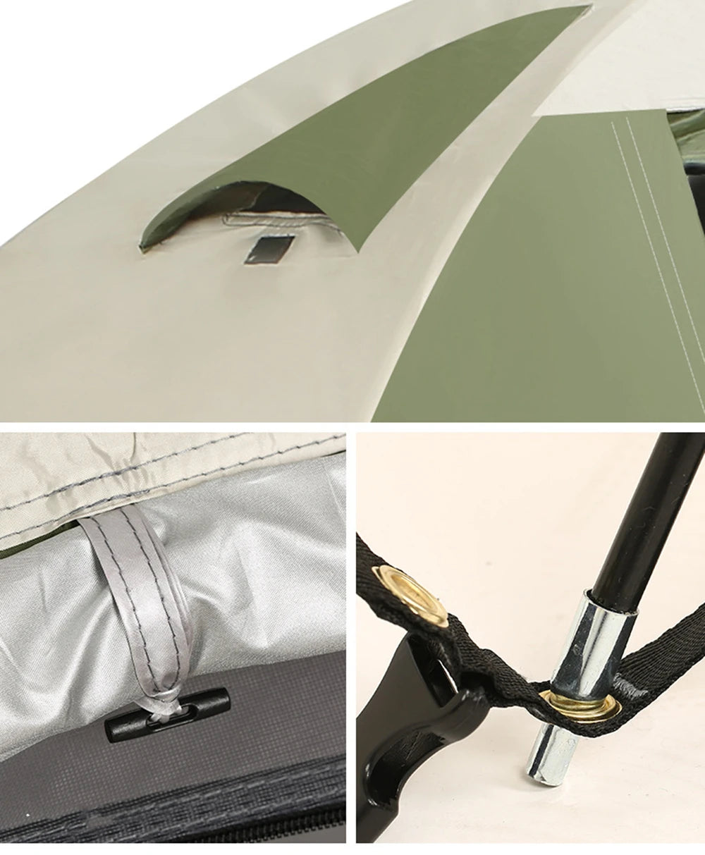 Backpacking Tent 2 Person Lightweight Camping Tents Double Layer Waterproof Portable Handbag for Hiking Travel Aluminum Pole