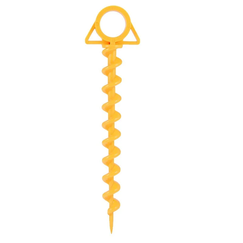 1 Pack Outdoor Camping Tent Nails Screw Anchor Climbing Tent Screw Claw Nail Tent Accessories Tent Hook