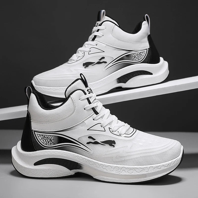 2025 Men’s High-Top Sports Shoes – Autumn/Winter Casual Sneakers for Fashion & Training