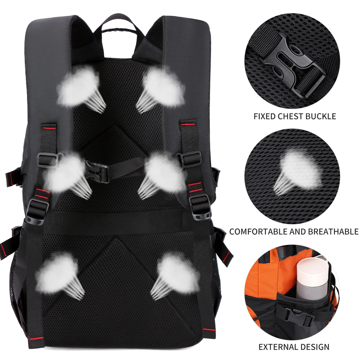 Student School Bag, Laptop Bag, Travel Bag, Hiking Backpack, Duffel Bag, Mountaineering Bag, Waterproof, Lightweight