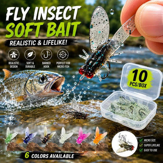 Soft Mosquito Bug Flies for Stream Fishing