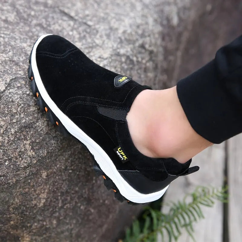 Men’s Outdoor Walking Sneakers – Comfortable Hiking & Climbing Shoes, Casual Non-Slip Footwear