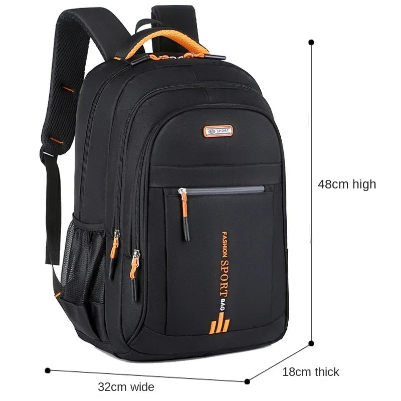 Men's Backpacks Oxford Waterproof Rucksack Business Computer Bag Casual Travel Backpacks Senior High School Student Schoolbag 가방