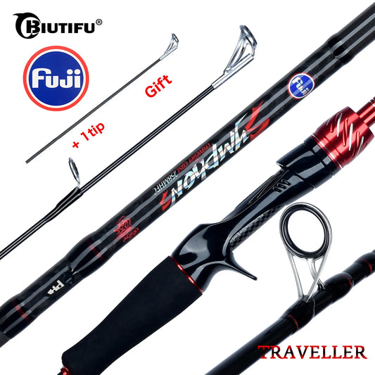 BIUTIFU Traveller Fuji Lure Rod