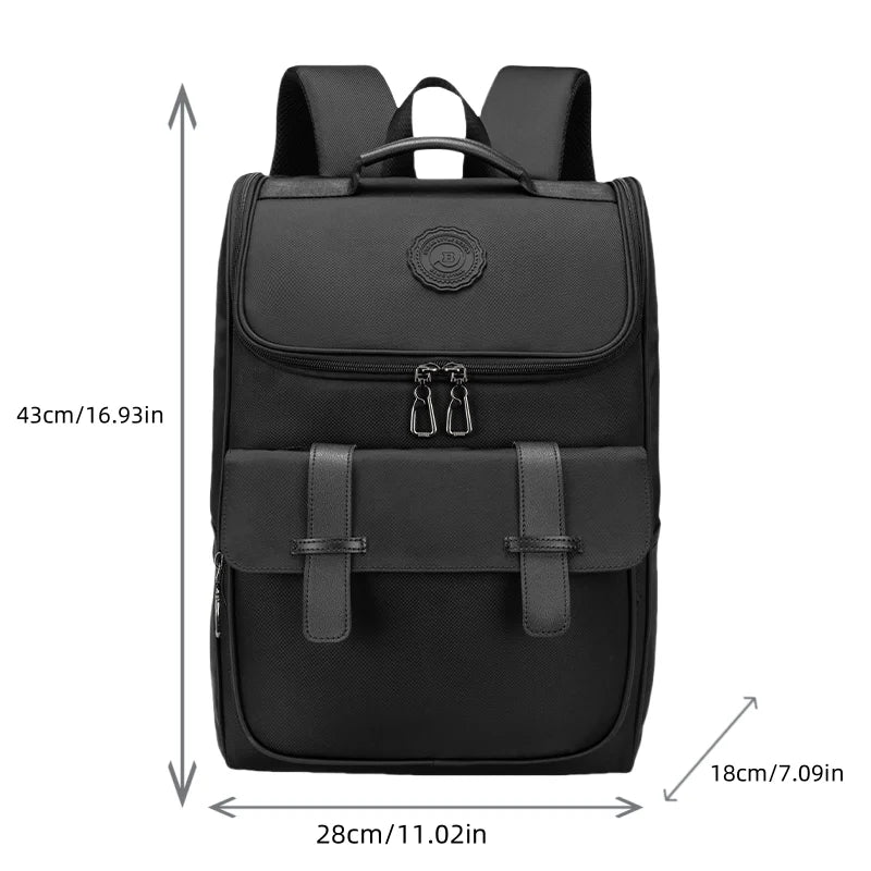 Casual backpack men's fashion trend bag women's lightweight simple commuting casual large capacity travel backpack