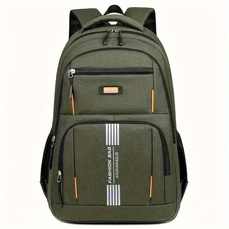 Backpack men casual large-capacity computer travel backpack female junior high school students high school students schoolbag ma