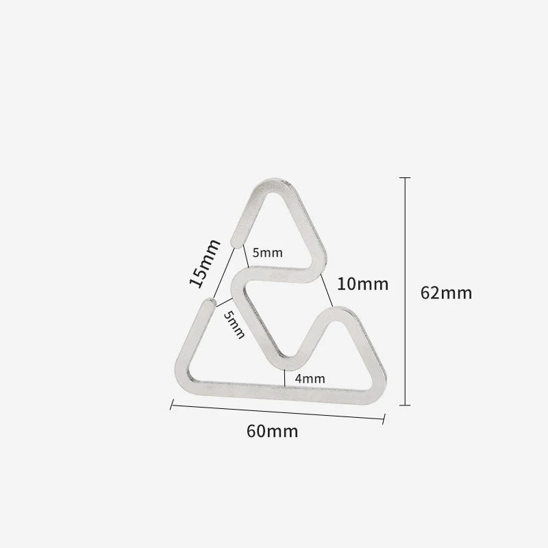 Outdoor Camping Multifunctional Integrated Hook Metal Tent Lamp Rack Double-headed Hanger Bidirectional Return Hook Outdoor Camp