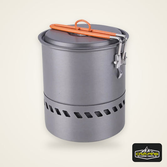 Bulin Outdoor Gas Stove Folding Cooking Furnace Camp Cookware Split Gas Furnace Stove for Camping Hiking Picnic with Pot