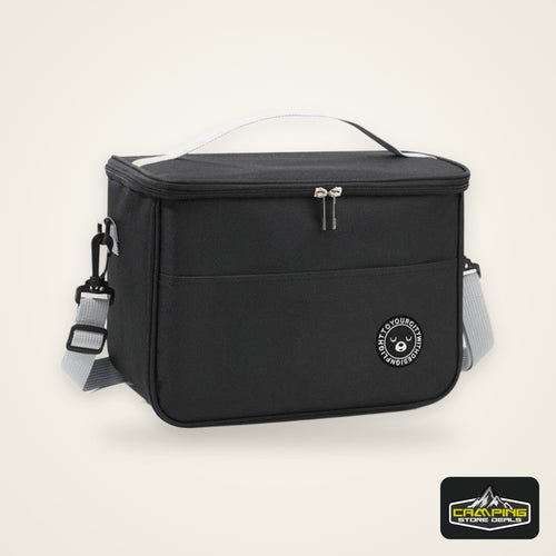 Capacity hand-held with shoulder strap insulated bag, lunch box bag, student thickened waterproof lunch bag。
