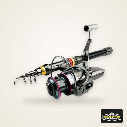 Carbon Fiber Telescopic Rod & Reel Combo (1.8 to 3.6m)