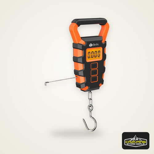Digital Fish Scale with Tape Measure, 50kg / 110lb