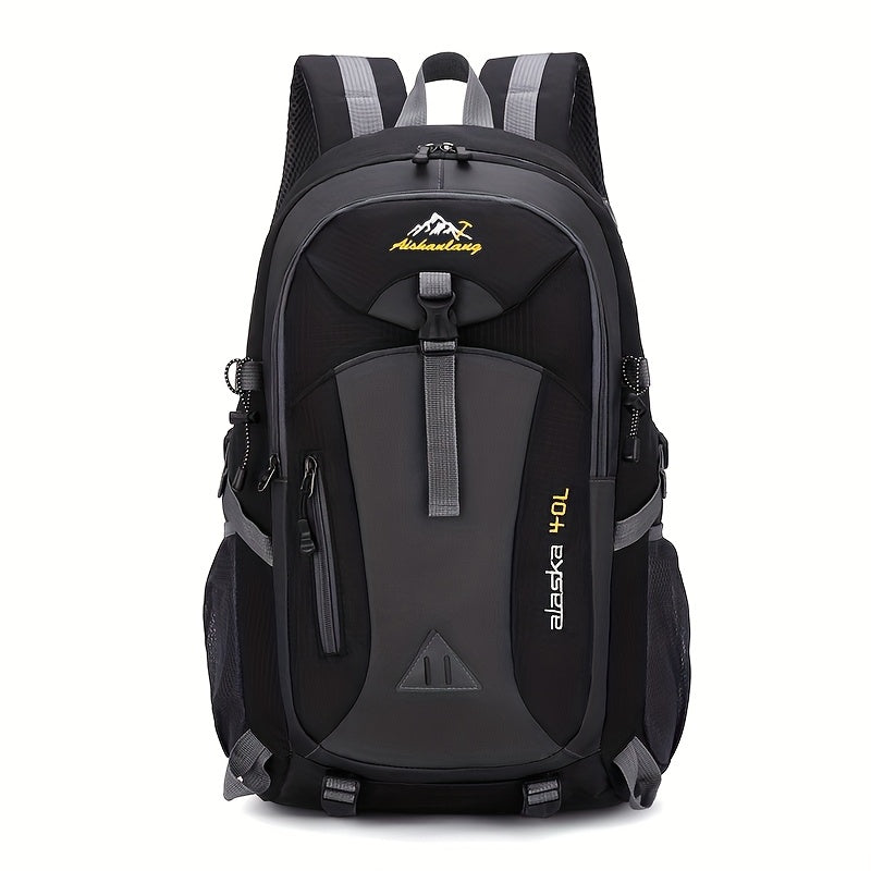 1 Outdoor Hiking Backpack, Camping Climbing Pack, Large Capacity Durable Cycling Backpack, Unisex Shoulder Bag, Sports Bag, Casual Travel Backpack