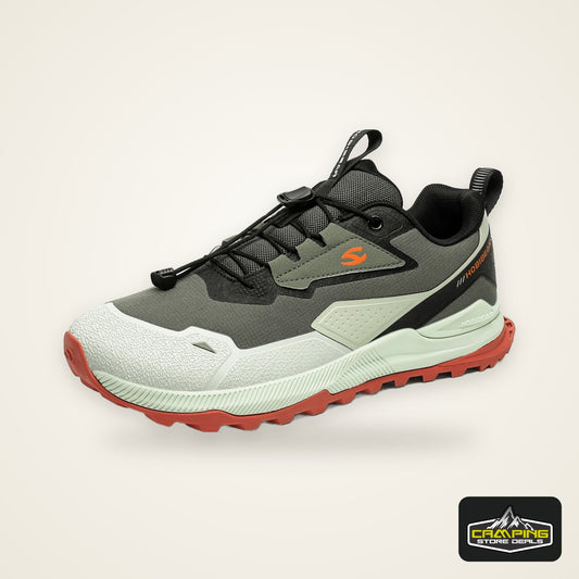 HOBIBEAR Hiking Walking Shoes for Men Women Elastic Band Non Slip Sneakers Comfortable Outdoor Travel Running Shoes