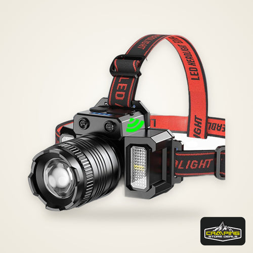 LED Sensor Headlamp Camping Search Light Head Flashlight Rechargeable Powerful Head Lamp Front Lanterns Headlights 5 Styles