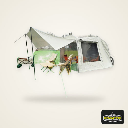 Lohascamping Car box docking tent Portable Waterproof SUV Tail Tent 3-4 people Dome tent Sunshade Tunnel style tent,Large tent,