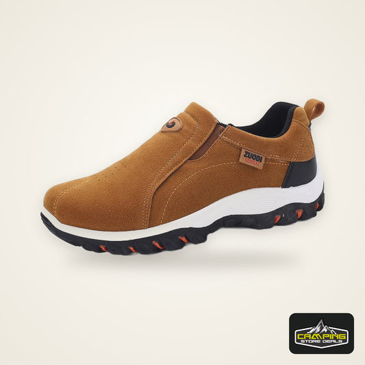 Men’s Casual Sports Orthopedic Shoes – Breathable, Flat Sole Travel & Hiking Sneakers