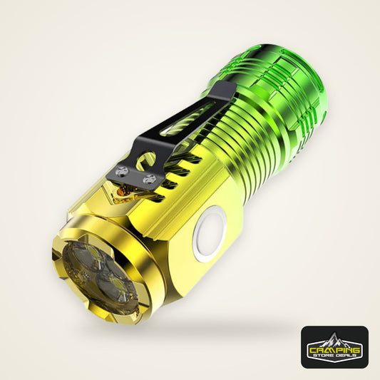 New Ultra Powerful Flashlight 3 Core LED Mini Tactical Flashlight USB Rechargeable High Power LED Torch With Magnet Hand Lamp