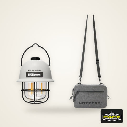 NITECORE 2-in-1 LR40 Camping Light Power Bank 100 Lumen 3 Light Sources Portable LED USB-C Rechargeable Camping Tent Lantern