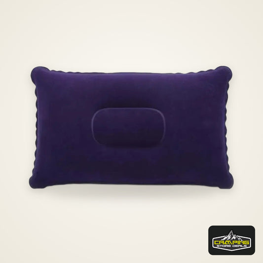 Portable Fold Inflatable Air Pillow Outdoor Travel Sleeping Camping PVC Neck Stretcher Backrest Plane Comfortable Pillow