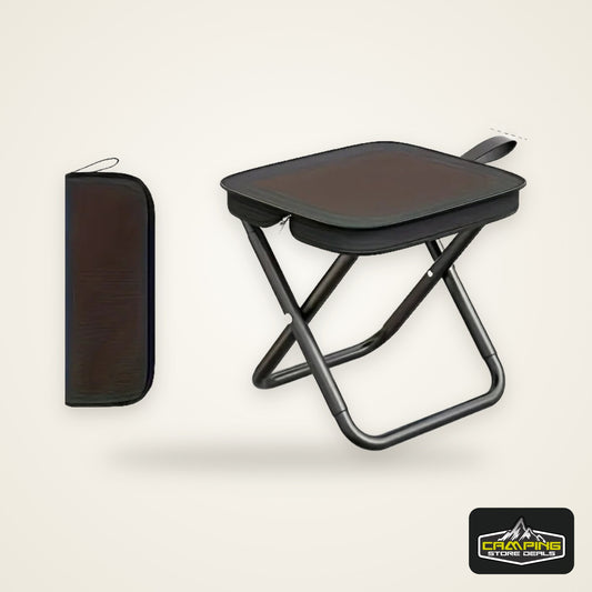 Portable Folding Stool Lightweight Camping Chair Foldable Seat for Fishing Hiking Travel Outdoor & Indoor Use