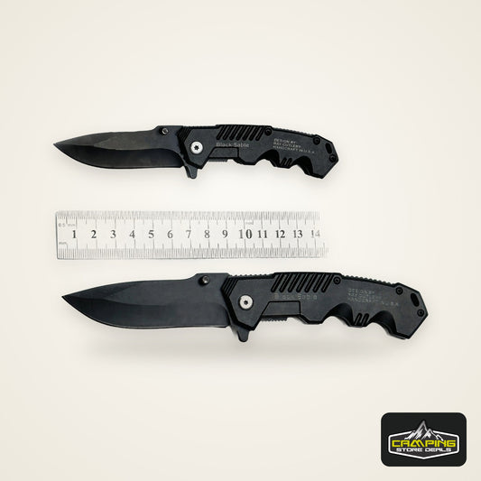Portable Multifunctional Folding Survival Knife with Sharp Pocket Knife Suitable for Outdoor Camping and Wilderness Survival