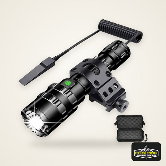Professional Hunting Tactics Night Reconnaissance LED Flashlight L2 Lamp Beads Waterproof Rechargeable Outdoor Portable Torch