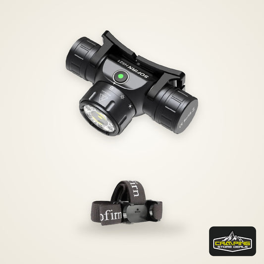 Sofirn HS21 2000lm EDC Headlamp 18650 USB C Rechargeable Flashlight SFT40 Powerful Headlight With Infrared Switch