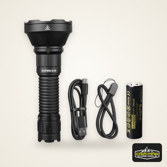 Sofirn SF26 2000lm SFT40 LED 6000K Tactical Flashlight Type-C Rechargeable Protable Powerful 21700 Torch Camping EDC Flashlight