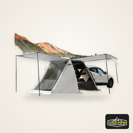 SUV Car Tent, Tailgate Shade Awning Tent for Camping, Vehicle Camping Tents Outdoor Travel