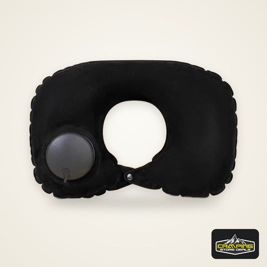U-Shaped Inflatable Travel Pillow Portable Air Neck Support Cushion Comfortable Sleeping Press to inflate pillow neck pillow