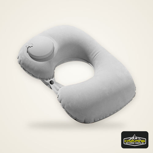 U-Shaped Inflatable Travel Pillow Portable Air Neck Support Cushion Comfortable Sleeping Press to inflate pillow neck pillow