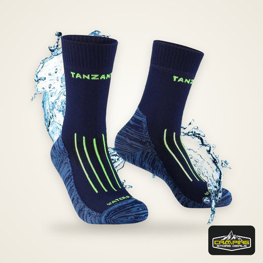 Waterproof Socks for Men Warm Snow Thermal Sports Sock PORELLE MEMBRANES Snowboard Cycling Ski Bicycle Winter Black Blue