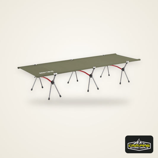 WESTTUNE Camping Cot Portable Folding Bed Ultralight Aluminum Alloy Sleeping Cot for Outdoor Hiking Backpacking Travel