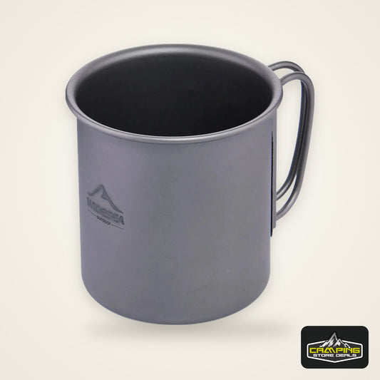 Widesea Camping Mug Titanium Cup Tourist Tableware Picnic Utensils Outdoor Kitchen Equipment Travel Cooking Set Cookware Hiking