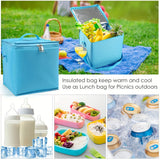 Reusable Insulated Grocery Shopping Bag, Food Delivery Bag, Cooler Bag, Reusable Camping Bag