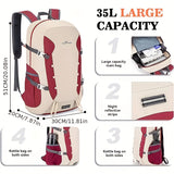 [Large Ovizytrax] Large Capacity Ovizytrax 50L Backpack | Adjustable Fit, Multi-Pocket Design for Hiking, Travel, and Sports, Durable Zippers