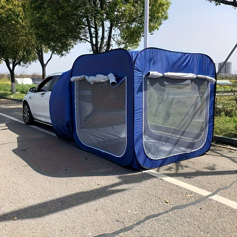 1pc Outdoor Camping Extension Tent Suitable For Suv, Car Tail Tent, Trunk Car Tail Box Tent, Car Camping Tent