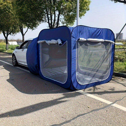 1pc Outdoor Camping Extension Tent Suitable For Suv, Car Tail Tent, Trunk Car Tail Box Tent, Car Camping Tent