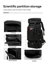 [Lightweight | Hiking] 80L Lightweight Hiking Backpack | Camping Backpack Packable Backpacking Daypack For Men Travel Climbing Outdoor Sports Tactical Backpack