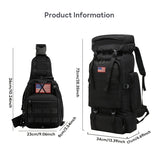 [Lightweight | Hiking] 80L Lightweight Hiking Backpack | Camping Backpack Packable Backpacking Daypack For Men Travel Climbing Outdoor Sports Tactical Backpack