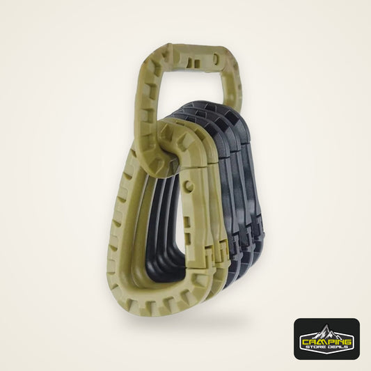 1/2/3/4/6pcs Tactical Carabiner Carabina Karabiner Clip Plastic Cadet Hiking Camping