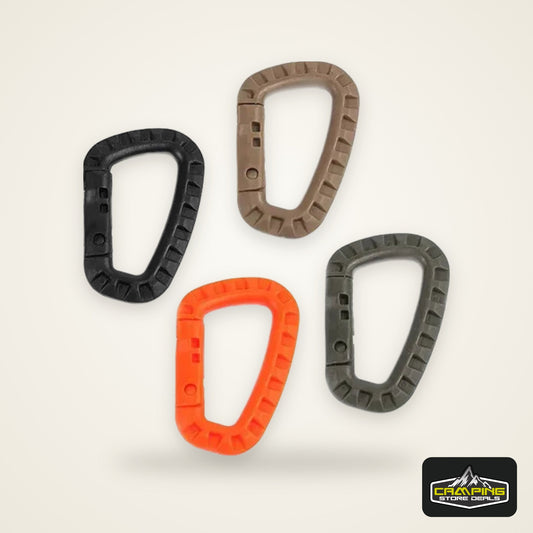1/2/3/4/6pcs Tactical Carabiner Carabina Karabiner Clip Plastic Cadet Hiking Camping