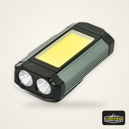 1/2/4PCS Magnetic COB Work Light USB Rechargeable LED Flashlight Portable Lantern Camping Light Type-C Power Bank Function Lamp