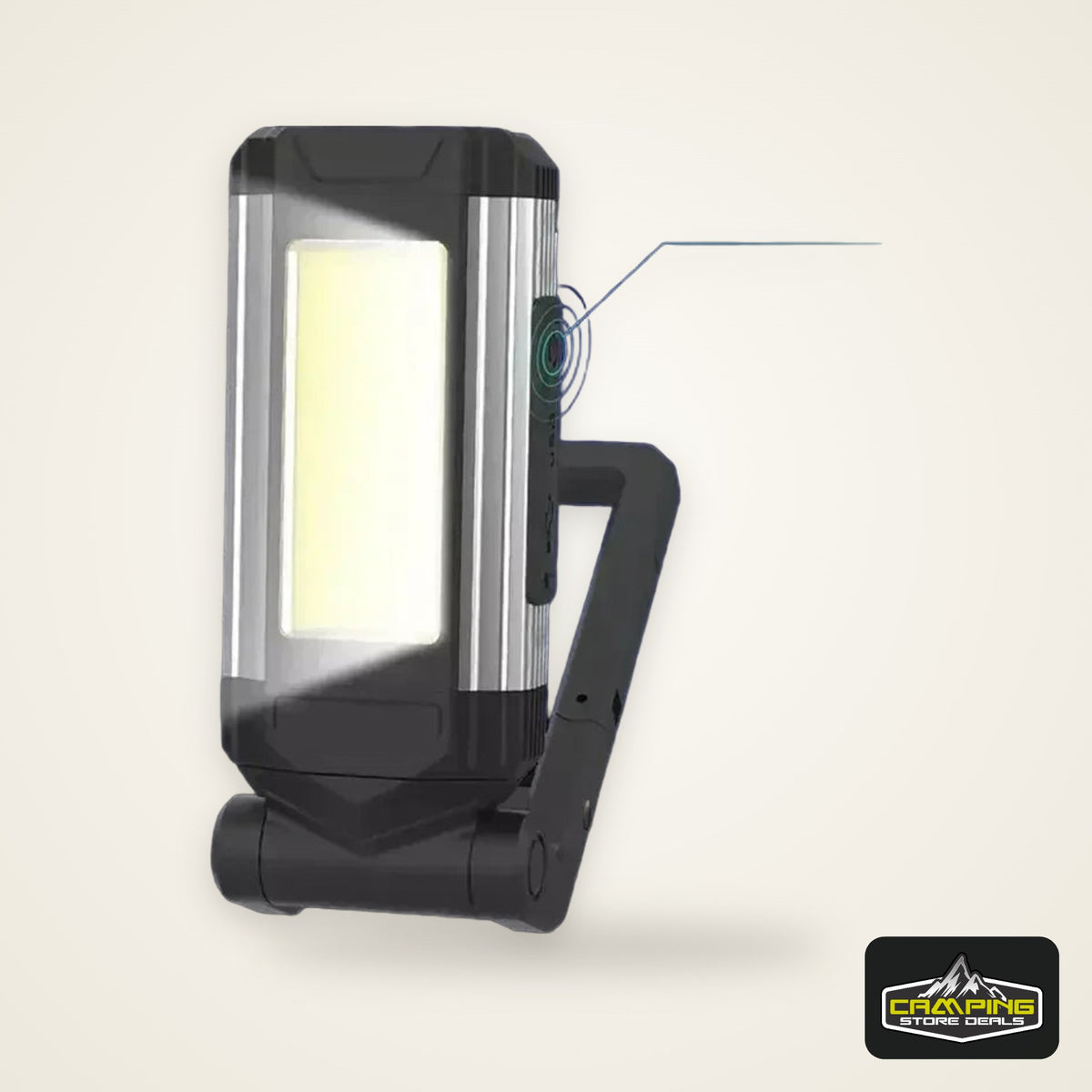 1/2/4PCS Magnetic COB Work Light USB Rechargeable LED Flashlight Portable Lantern Camping Light Type-C Power Bank Function Lamp